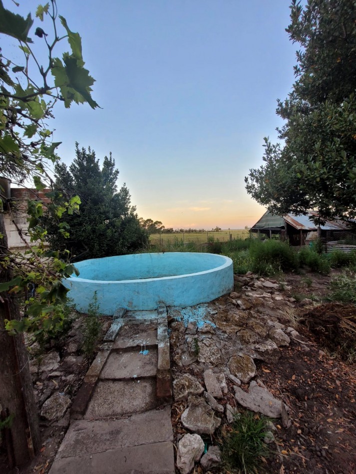 Casa quinta con tierras fertiles a minutos del mar y el rio